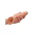 RealRock - podaljšek za penis - 21,5 cm - naravna barva
