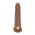 RealRock - penis rokav - 21,5 cm - temno naravna barva