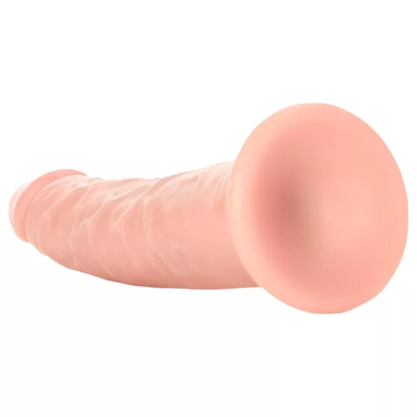 RealRock - realistični dildo - tanek - 15,5 cm - naravna barva