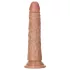 RealRock - realistični dildo 15,5 cm - temna naravna barva