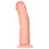 RealRock - realistični dildo z vakuumskim podstavkom - 15,5 cm - naraven