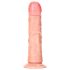 RealRock - realistični dildo z vakuumskim podstavkom - 15,5 cm - naraven