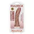 RealRock - realistični dildo - 15,5 cm - temna koža