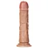 RealRock - realistični dildo - 15,5 cm - temna koža