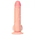 RealRock - realistični dildo s priseskom - 15,5 cm - natur