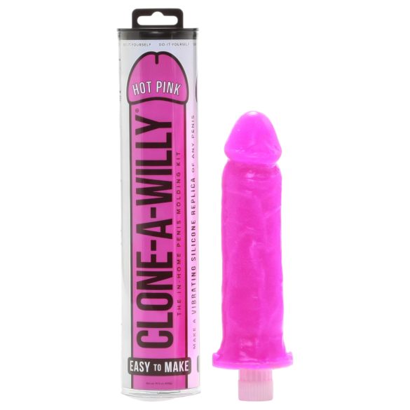 Clone-a-Willy - komplet za izdelavo penisa z vibratorjem (roza)