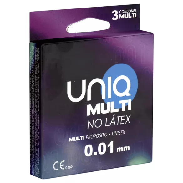 Uniq - kondomi brez lateksa - 3 kosi