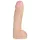 Doc Johnson Vac-U-Lock Hung 12 - realistični dildo s testisi - kožna barva