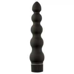   Doc Johnson - Black Magic 7 - trd analni vibrator s 5 kroglicami (črn)