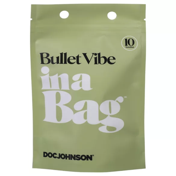 Doc Johnson - mini vibrator - polnilni, vodoodporen - črn