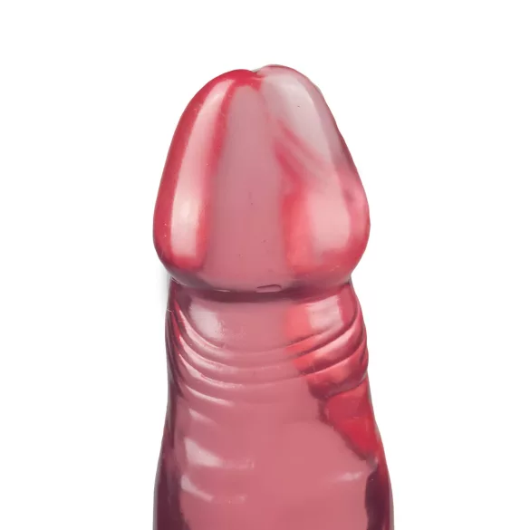 Crystal Jellies - analni dildo s priseski (roza)