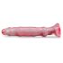Crystal Jellies - analni dildo s priseskom (roza)