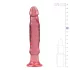 Crystal Jellies - analni dildo s priseski (roza)