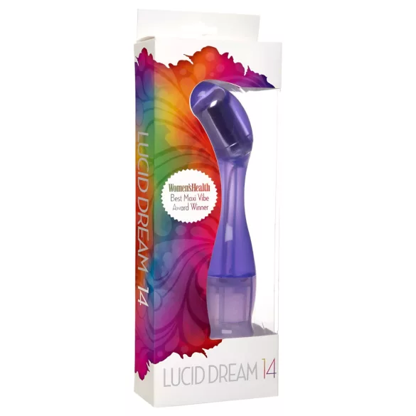 Lucid Dream 14 - vibrator za G-točko - močan - vijoličen