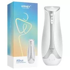   Honey Play Box Albus - moški masturbator s pulziranjem in vibracijami - bel
