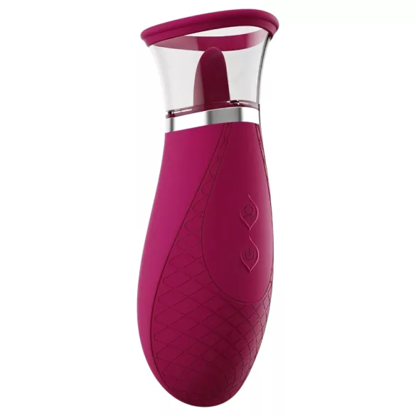 Honey Play Box Scioness - vibrator za klitoris z vakuumom in lizanjem - roza