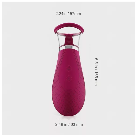 Honey Play Box Scioness - vibrator za klitoris z vakuumom in lizanjem - roza