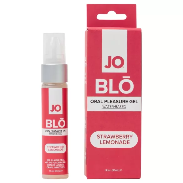System JO BLO - aromatični oralni gel, jagoda-limonada (30 ml)