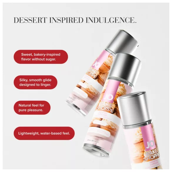 System JO Bake Shoppe - aromatizirano lubrikantno sredstvo, glazirani muffin (60 ml)