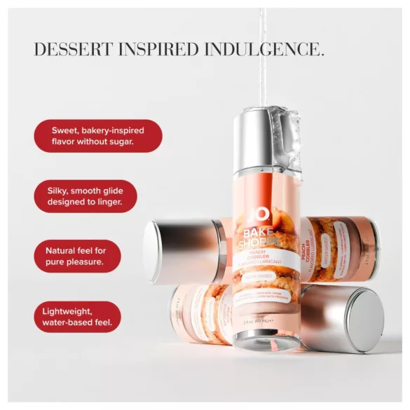 System JO Bake Shoppe - aromatizirano lubrikantno mazivo, breskvin pito (60 ml)