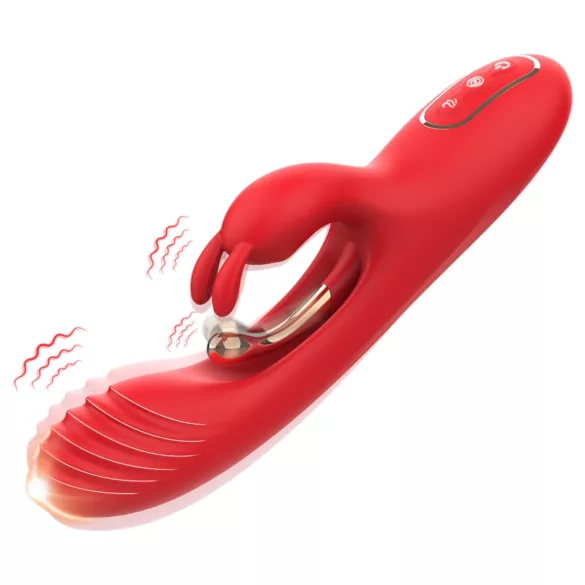 Bestoy - vibrator za G-točko in klitoris - rdeč