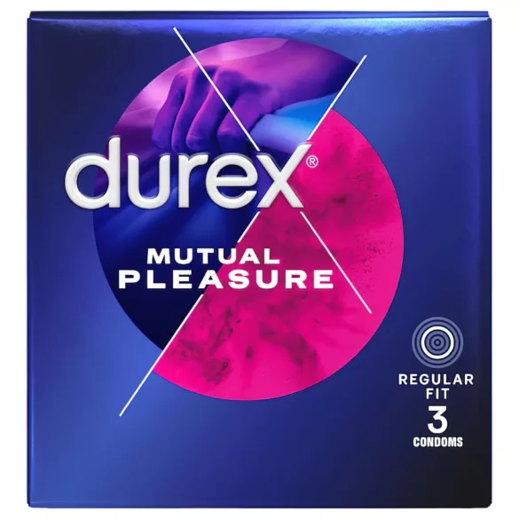 Durex Mutual Pleasure - kondom za zakasnitev (3 kos)
