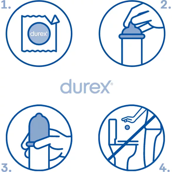 Durex Mutual Pleasure - kondom za zakasnitev (3 kos)