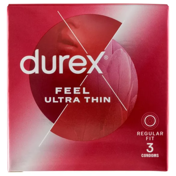 Durex - izjemno tanki kondomi - ultra realistični - 3 kosi