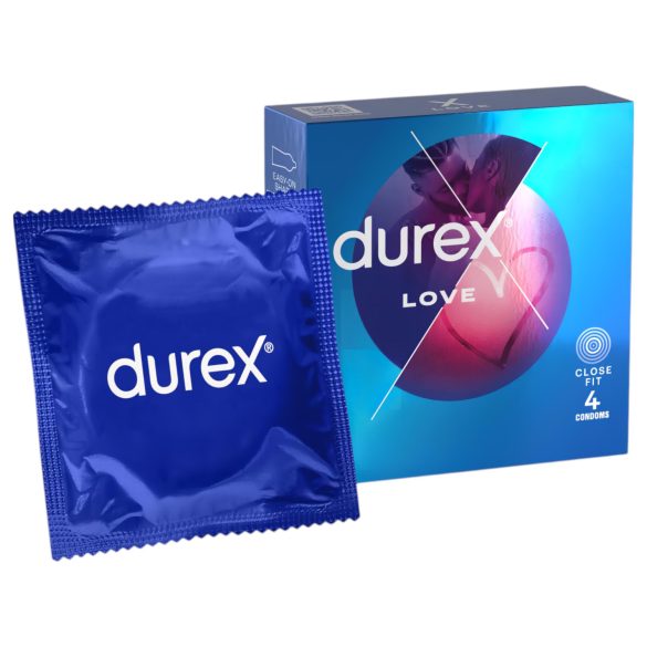 Durex Love - Prilagodljiv kondom (4 kos)