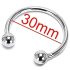 Nerjaveči obroček iz kovine - za zamik ejakulacije (30mm)