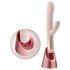 Blush Fraya – potisni vibrator s klitoralnim nastavkom (roza)