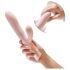 Blush Fraya – potisni vibrator s klitoralnim nastavkom (roza)
