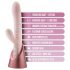 Blush Fraya – potisni vibrator s klitoralnim nastavkom (roza)
