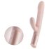 Blush Fraya – potisni vibrator s klitoralnim nastavkom (roza)