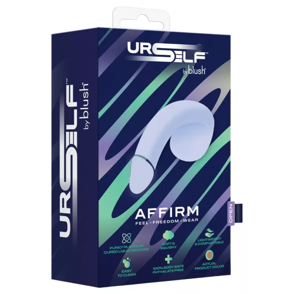Blush UrSelf Affirm - realistični dildo (rjav) - 13 cm