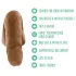 Blush UrSelf Affirm - realistični dildo (rjav) - 13 cm