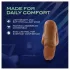 Blush UrSelf Affirm - realistični dildo (rjav) - 13 cm