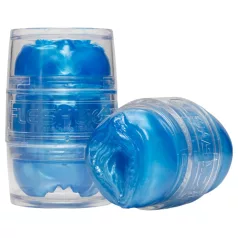   Fleshlight Quickshot Vantage - prozoren dvojni masturbator (moder)