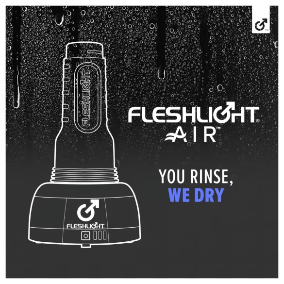 Fleshlight Air - avtomatski sušilnik za masturbator (črn)