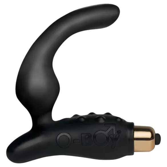 Rocks-Off O Boy - vibracijski masažer prostate (črn) - 10 cm