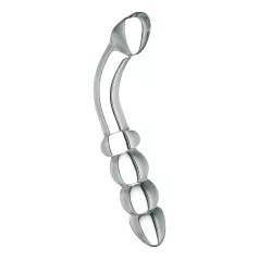   Prisms Hamsa - stekleni dildo z dvema koncema - G-točka - prozoren