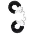 Temptasia Cuffs - mehke lisice - pliš - črna