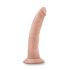 Dr. Skin - realistični dildo z priseskom - naravna barva 17,5 cm
