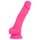 Blush Neo – dildo z vakuumskim podstavkom – 19 cm (roza)