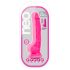 Blush Neo – dildo z vakuumskim podstavkom – 19 cm (roza)