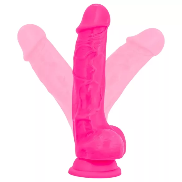 Blush Neo - dildo s priseskom - 19 cm - roza