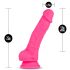 Blush Neo – dildo z vakuumskim podstavkom – 19 cm (roza)