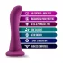 Temptasia Bellatrix - dildo s priseskom - vijolična