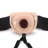 Dr. Skin - votli nastavek dildo - 15 cm naravna barva