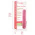Gaia Eco - vibrator za stimulacijo točke G - okolju prijazen, srednji, koralna